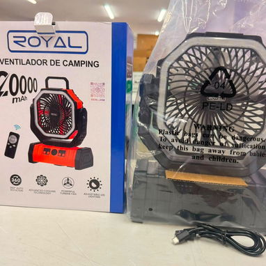 Ventiladores recargables de 20000 mAh marca ROYAL y EUROLITE 🪻 - Img 126778078