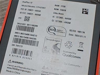 OnePlus 12, 12/256, Color Negro. Dual SIM - Img 68016189