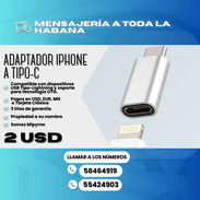 🔴Adaptador IPHONE - TIPO C: 2$ - Img 54409128