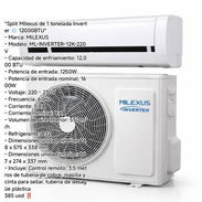SPLIT Milexus 1 tonelada Inverter - Img 57333346
