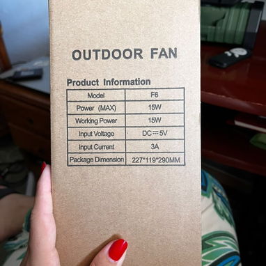 VENTILADOR F6 20,000 mAh - 3/3