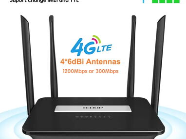 ROUTER 4G LTE WAN + 3 X LAN  4 ANTENAS SELLADO EN CAJA 50996463 - Img main-image