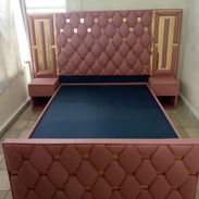 Camas capitoneadas, variedad de modelos y estilos ,no dude en darle un toque especial a su dormitorio - Img 54867961
