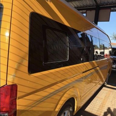 Minibús Foton de 19 plazas para ciudad, autobús escolar diésel con motor Cummins y techo alto - 2/5