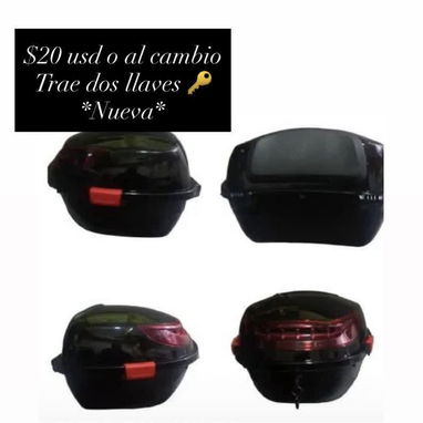 Maleta trasera de bicimoto con 2 llaves - 3/3