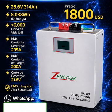Inversor Híbrido de 3.6 kw y Batería de 8 kw - Img 123607282