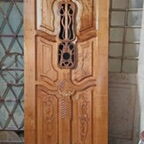 Vendo puertas 🚪de madera 🪵 de la mejor calidad barnizadlas y pintadas vienen con sus cristales - 6/8