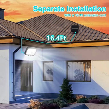 Lámparas de sensor de movimiento carga solar - 2/4