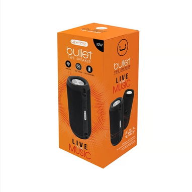 Bocina Unno Tekno Bullet TWS Bluetooth 5.0 10W Sonido 360° FM USB MicroSD Aux Portátil BaterÃa 1500mAh - Img 112258593