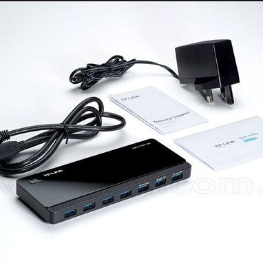 Regleta USB Hub con 7 puertos 3.0 USB y fuente de alimentación externa 💪🏻⚡️🔋 - Img 124531145