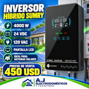 🔆 Inversor Solar SUMRY, 4000W CC 24V a CA 110V. Controlador de Carga MPPT de 140A, Energía de Onda Sinusoidal Pura - Img 56812841