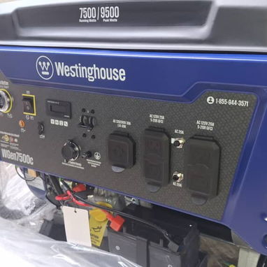 PLANTA ELECTRICA*  Westinghouse de 9500wtts Gasolina, gas de balita y gas de la calle - 3/6