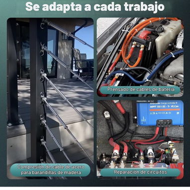 Ponchadora hidráulica para terminales de cable - 8/8
