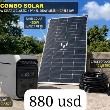 ECOFLOW NUEVOS EN CAJA PANELES CABLES,COMBOS - 6/10