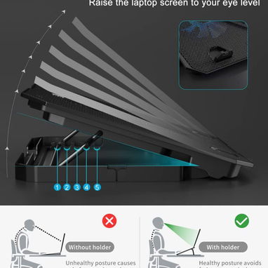 馃崁Stand de enfriamiento KeiBn S039 para laptops馃崁 - Img 120487887