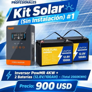 Kit solar con instalación - 7/10