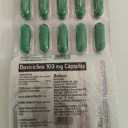 Doxiciclina 100mg blister 10 tabletas - Img 55290965