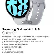 Reloj inteligente SAMSUNG* Reloj Galaxy Watch 4/ Galaxy Watch 6 Clasicc 40mm/ Samsung Galaxy Watch 6 43mm - Img 41527772
