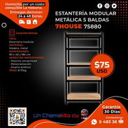 🛒 ESTANTE PARA TU NEGOCIO 🛒 ESTANTERÍA MODULAR 5 NIVELES. SERVICIO DE MENSAJERÍA CON FACTURA Y GARANTÍA. TL 54833699 - Img 54854559