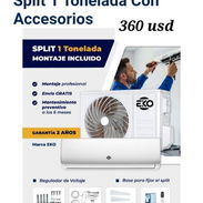 Split (Marca EKO) De 1 Tonelada Con Montaje Incluido - Img 56231408