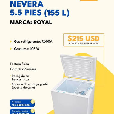 RODIMAX SURL,Electrodomesticos Marca Royal,Factura y Certifico de Garantia Impreso,Mensajeria,pago en cup - Img 120283285