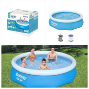 Piscina inflable redonda con depuradora filtro fast Set Bestway Medidas 3.05 cm a la redonda y 76 cm de altura Precio - Img 54454006