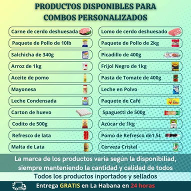 COMBOS ECONÓMICOS DE COMIDA - 9/9