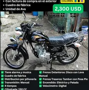 Motos Ava León de 150 CC en 2300 usd. Se les puede sacar chapa - Img 49591242