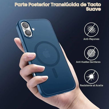 💪Funda Magnética SUPFINE para iPhone 17 – Azul Oscuro💪 - 7/7