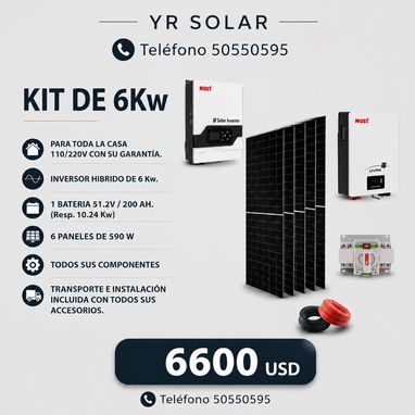 🔥🔥🔥LOS MEJORES PRECIOS EN KIT SOLARES PROFESIONALES CON"🔆YR Solar"  ✅El precio incluye el montaje y contrato con tod - Img 125669090