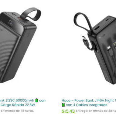 Powerbanks | Cargador portátil para móviles, tablets y audífonos - 3/4