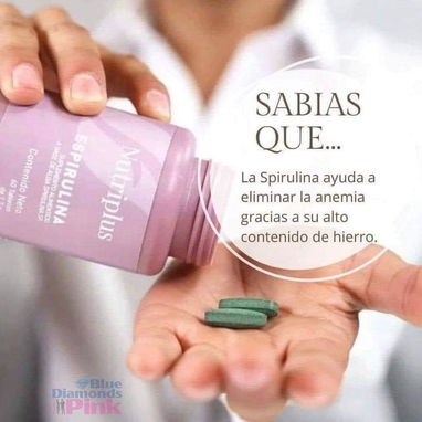 Tabletas de Spirulina Nutriplus de FARMASI. Ideal para reforzar el sistema inmunológico,reduce signos de envejecimiento - 4/5