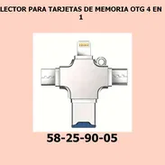 LECTOR PARA TARJETAS DE MEMORIA OTG 4 EN 1 - Img 55729127