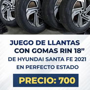 4 gomas con sus llsntas r 18 dr hyunday santa fe - Img 55273105