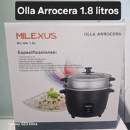 📦Olla Arrocera 1.8 litros  ✅Marca: Milexus - Img 56652590