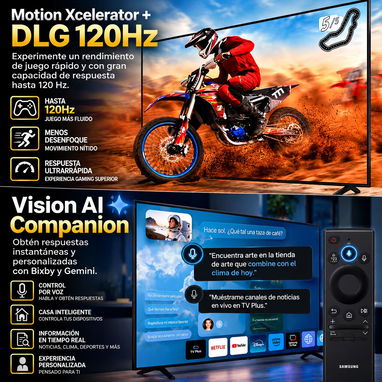 Samsung de 65”(M70HD) Mini LED 4K UHD  Modelo 2026 smart TV IA integrado - 5/9