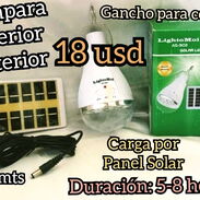Bombillo recargable x panel solar - Img 45378332