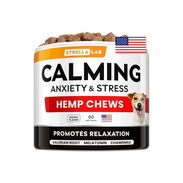 Masticables relajantes StrellaLab para Perros, sabor bacon, 60 masticables - Img 57093374