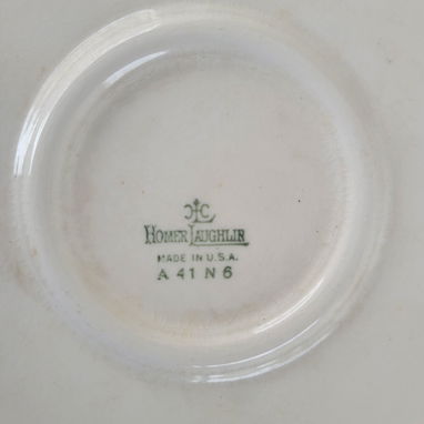 Platón de Servicio Art Déco: Homer Laughlin (1941) - Tel: 5358 0956 - Vedado - 2/2