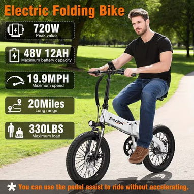 Tronluk Bicicleta Eléctrica Plegable – Motor 720W Pi… - Img 125496102