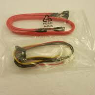 Kit de cables de conexión de disco duro dual SSD/SATA (1 cable divisor de alimentación SATA Molex de 4 pines a - 5/5