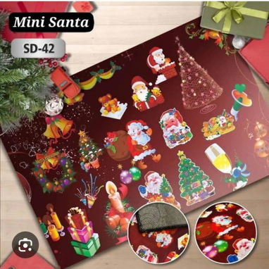 💜Alfombra decorativas de navidad Medida:60cm x 40cm Precio:7usd - 8/9