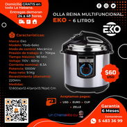💲60💲OLLA REINA EKO 6 LITROS. CON FACTURA Y GARANTÍA DE 6 MESES. TLF 54833699 - Img 50116859