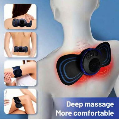 Electro-Masaje para cara, cuello, espalda, piernas y brazos con parches. Captura inteligente de los puntos de acupuntura - Img 108802624