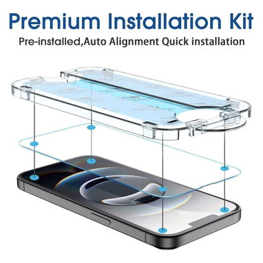 ☎️53544655 🛵 Entrega Disponible ⭐Auto-Alignment OneTouch para iPhone 17e / iPhone 16e (2+2 Pack) ⭐ - Img 123838087