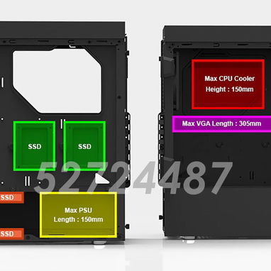 ✅✅52724487 - Chasis Gaming ZALMAN T7 + 2 fanes✅✅ - Img 93343571