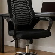🪑 Silla Giratoria Ejecutiva con cabezal - Respaldo ergonómico de malla transpirable con reposacabezas. - Altura aju - Img 57533555