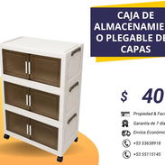 Gavetero plástico de 3 niveles - Img 55324534