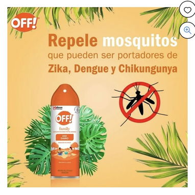 Repelente contra mosquitos en aerosol OFF Family! - 3/4