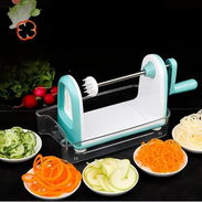 Mandolina Espiral Slicer - Picador de frutas y verduras 🌐 - Img 56852961